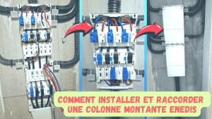 Photo de galerie - Installation colonel montante