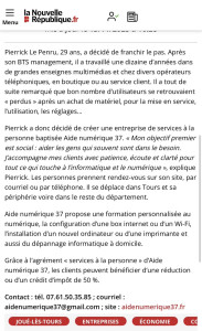 Photo de galerie - La NR parle de moi, n’hésitez pas à me contacter 