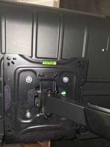 Photo de galerie - Installation télé sur support mural 