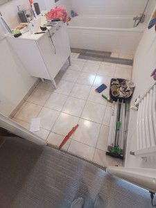 Photo de galerie - Changement de sol sdb