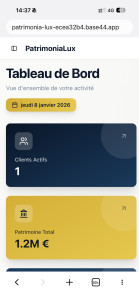 Photo de galerie - Création d’une application SAAS pour un gestionnaire de patrimoine 