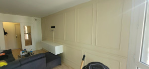 Photo de galerie - Installation moulure 