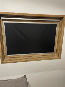 Photo de galerie - Pose d’une store occultant 