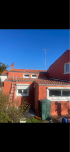 Photo de galerie - Lavage + hydrofuge toiture 