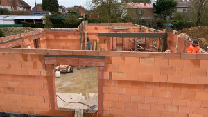 Photo de galerie - Réalisation maçonnerie porotherm