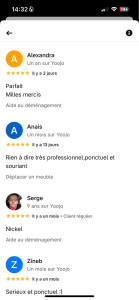 Photo de galerie - Déménageurs et aide au déménagement