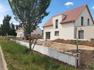 Photo de galerie - Pose de mur en L