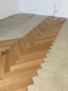 Photo de galerie - Pose de parquet - Revêtement de sol
