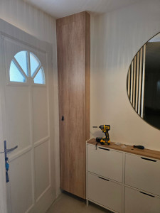 Photo de galerie - Creation d'un meuble compteur électrique 