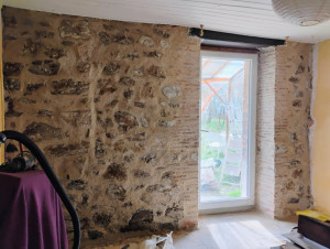 Photo de galerie - Joint de pierre fait a la main 