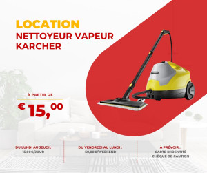 Photo de galerie - Louez un nettoyeur vapeur pour nettoyer vos joints de salle de bain, faïence, carrelage, sol PVC, joint de carrelage, vitres, portes etc.