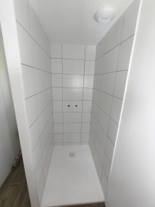 Photo de galerie - Pose faïence douche 