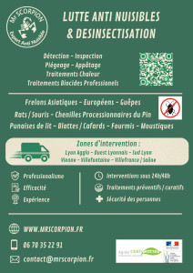 Photo de galerie - Lutte anti nuisibles - Gestion parasitaire
