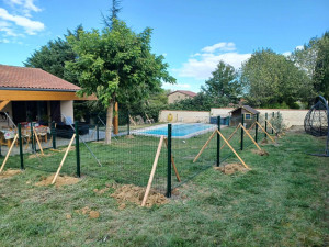 Photo de galerie - Pose clôture 