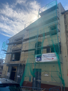 Photo de galerie - Réalisation enduit façade 