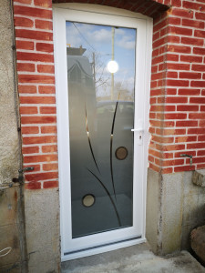 Photo de galerie - Pose porte d'entrée 
