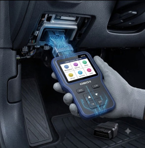 Photo de galerie - Valise diagnostique/Lecteur OBD (dispo à la location)
Diagnostiquez les problèmes de votre voiture avec ce scanner de diagnostic auto OBDII facile à utiliser. Il vous permet de lire et d'effacer les codes d'erreur.