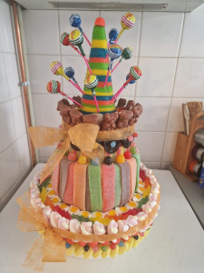 Photo de galerie - Réalisation de gâteaux de bonbons 
