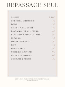 Photo de galerie - Lingerie - Repassage