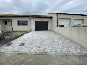 Photo de galerie - Pose de pavé sur sable 
