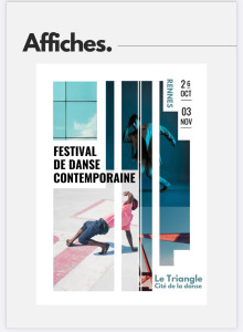 Photo de galerie - Affiche festival de danse.