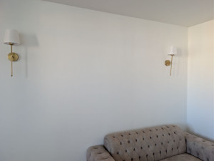 Photo de galerie - Réalisation de peinture blanche 
