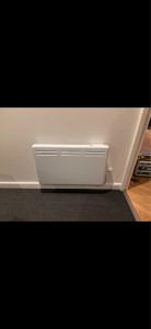 Photo de galerie - Pose d’un radiateur électrique 