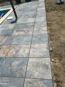 Photo de galerie - Agrandissement contour de piscine 