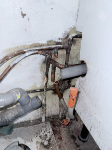 Photo de galerie - Fuite sanitaire