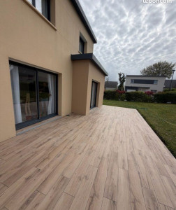 Photo de galerie - Pose carrelage terasse 