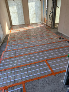 Photo de galerie - Plancher chauffant électrique 