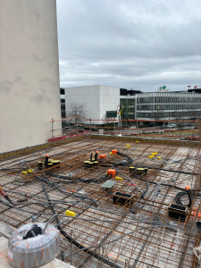 Photo de galerie - Passage de TPC avant béton pour un pavillon.