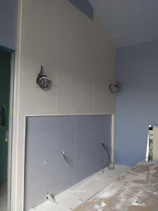 Photo de galerie - Création mur avec tête de lit