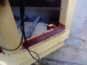 Photo de galerie - Couvertine en cuivre 