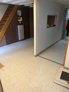 Photo de galerie - Rénovation d’un bureau, bureau, sol et mur