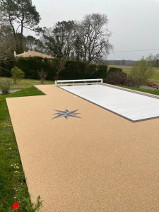 Photo de galerie - Moquette de pierre resine