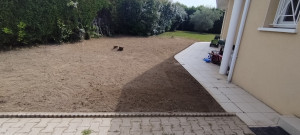 Photo de galerie - Préparation du sol pour une pelouse, après. 
