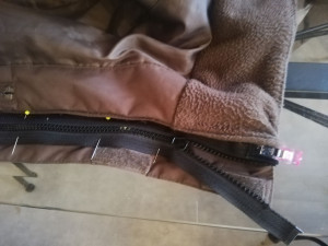 Photo de galerie - Fermeture éclaire refais sur un blouson