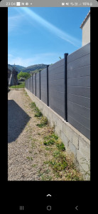 Photo de galerie - Brise vue anthracite 
