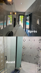 Photo de galerie - Montage meuble salle de bain, plomberie, installation sanitaire 