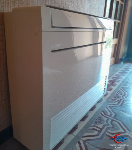 Photo de galerie - Installation clim console 5KW Mitsubishi 