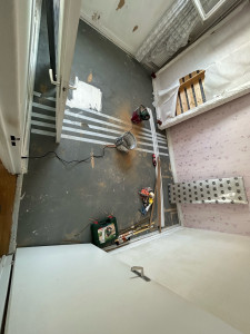 Photo de galerie - Préparation de sol pour la pose de parquet