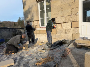 Photo de galerie - Restauration façade en pierre 