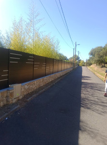 Photo de galerie - Clôture alu