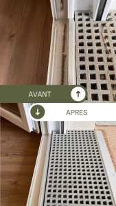Photo de galerie - Avant/Apres bordure fenêtre 