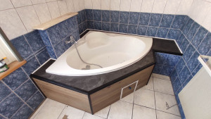 Photo de galerie - Coffrage étanche pour une baignoire.