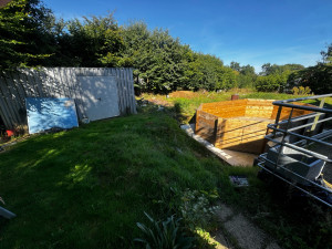 Photo de galerie - Début de terrassement 