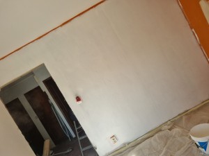 Photo de galerie - Rénovation peinture.  
mur de base orange 