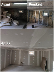 Photo de galerie - Plâtrerie - Murs - Plafonds
