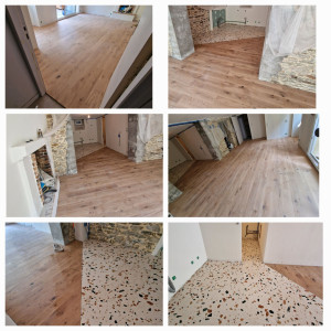 Photo de galerie - Pose de parquet - Revêtement de sol